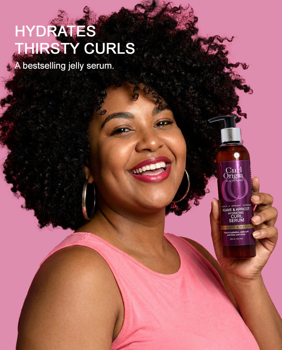 agave & apricot hydrating curl serum