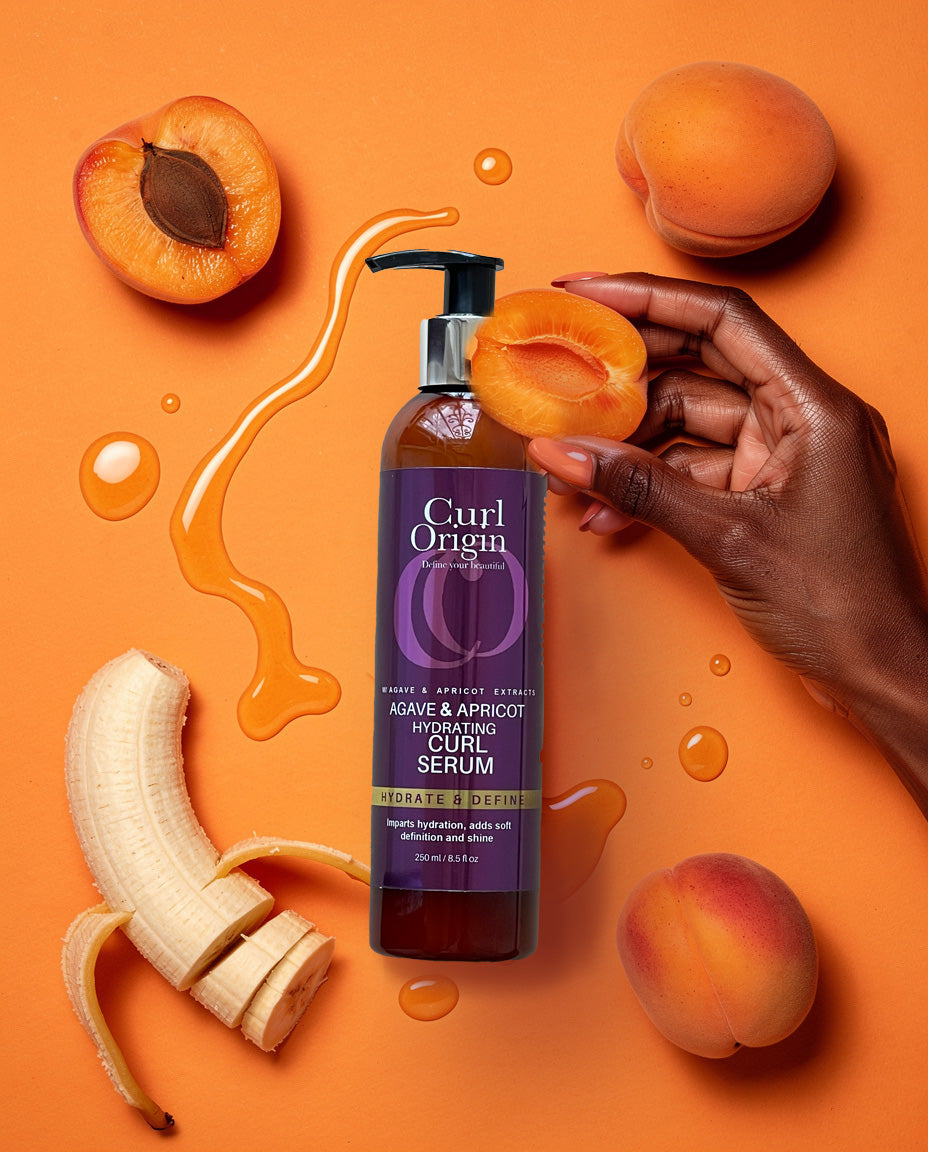 agave & apricot hydrating curl serum