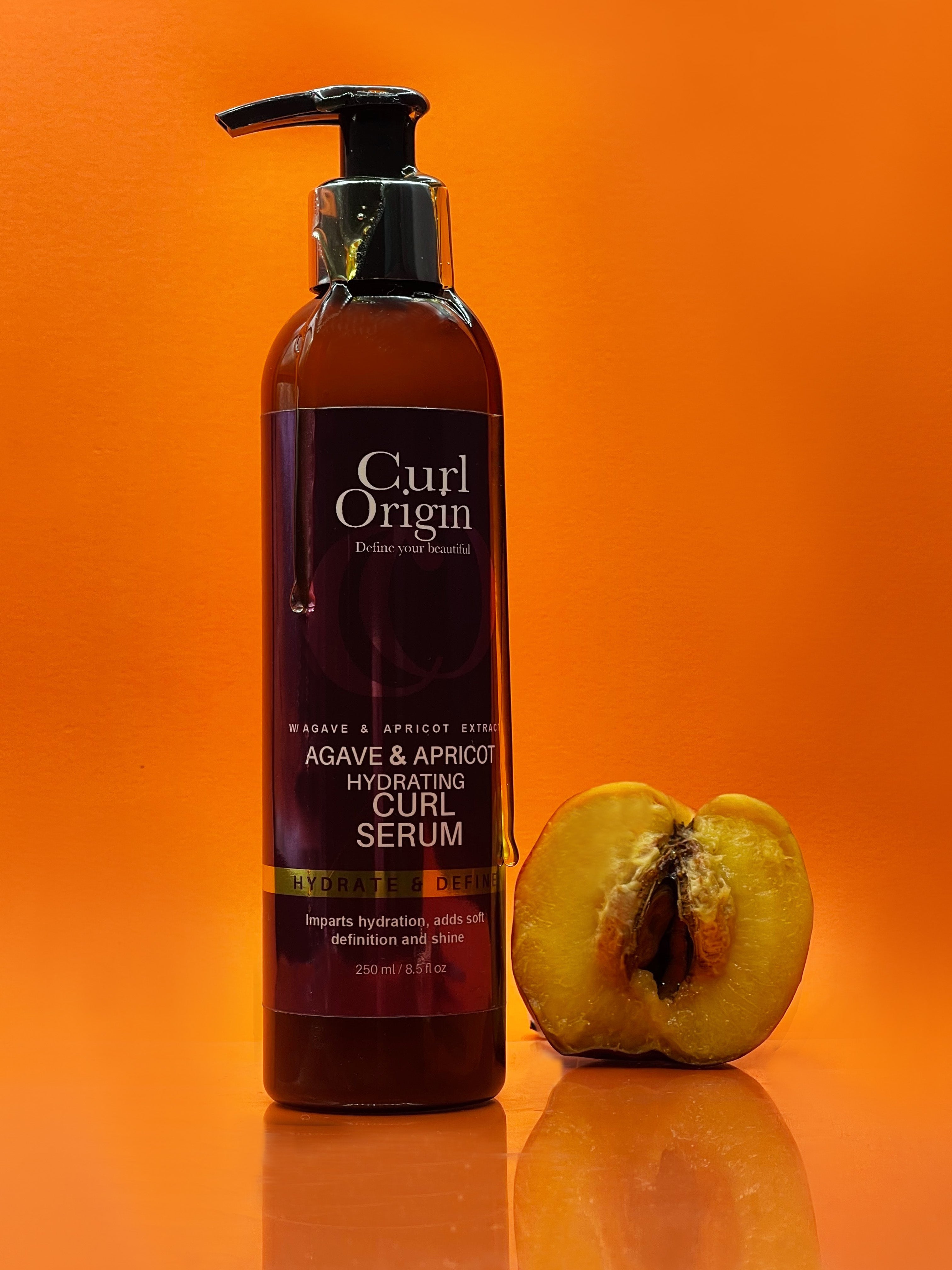 agave & apricot hydrating curl serum