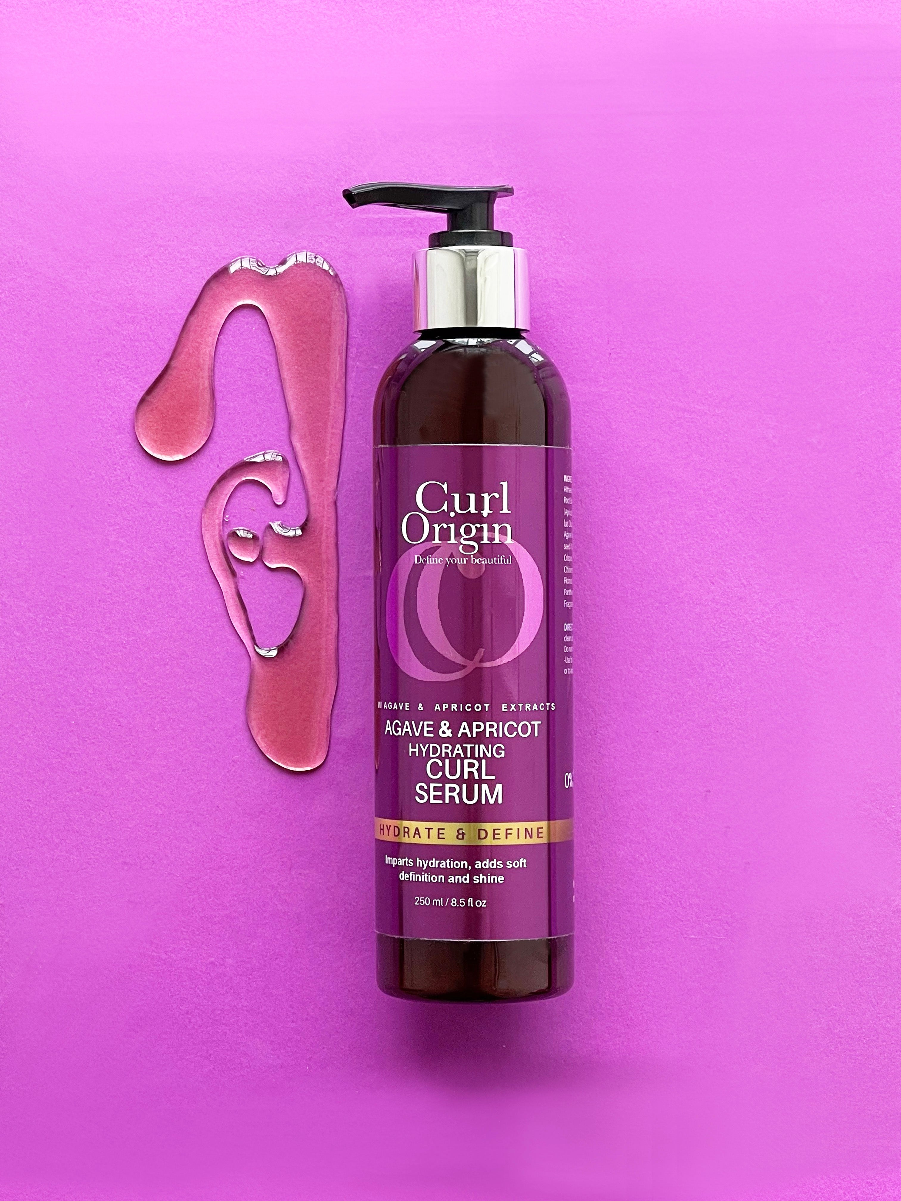 agave & apricot hydrating curl serum