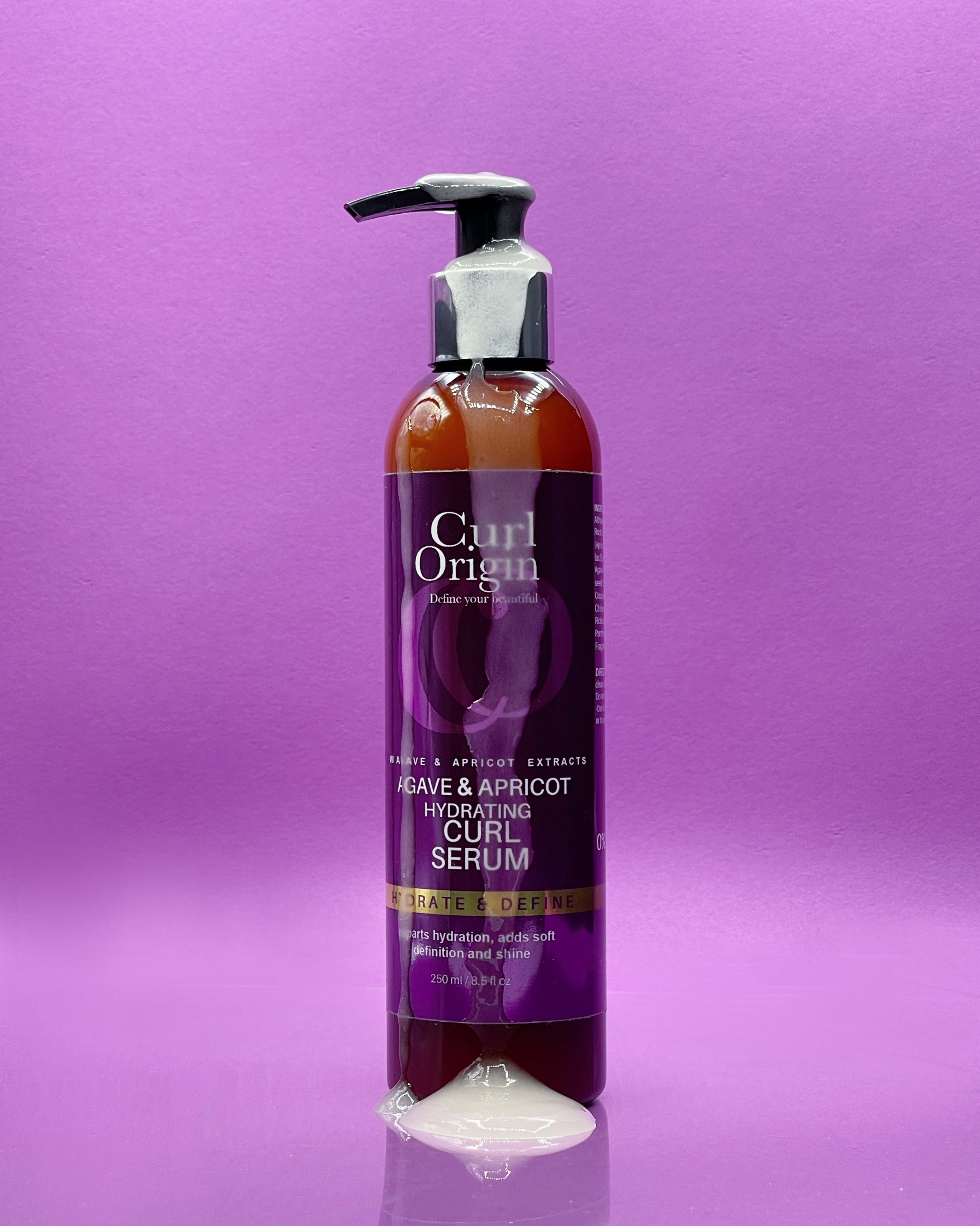 agave & apricot hydrating curl serum