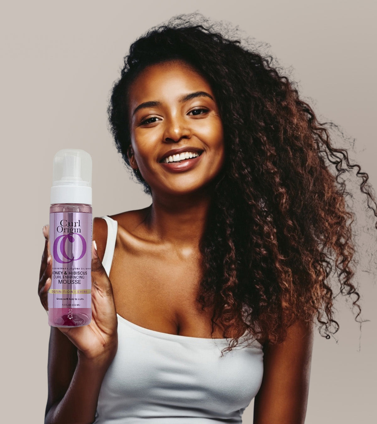 honey & hibiscus curl enhancing mousse