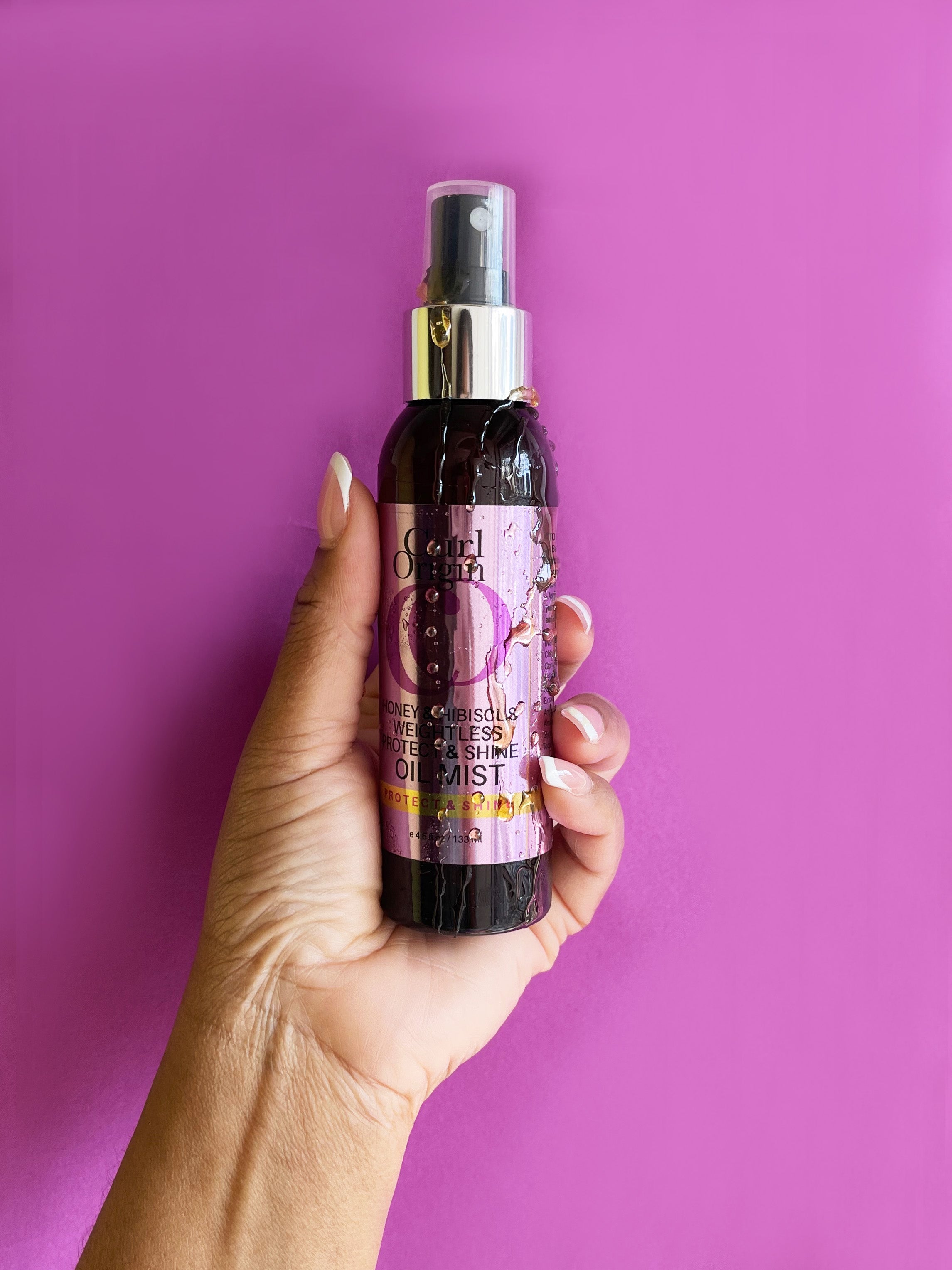 honey & hibiscus weightless protect & shine oil mist