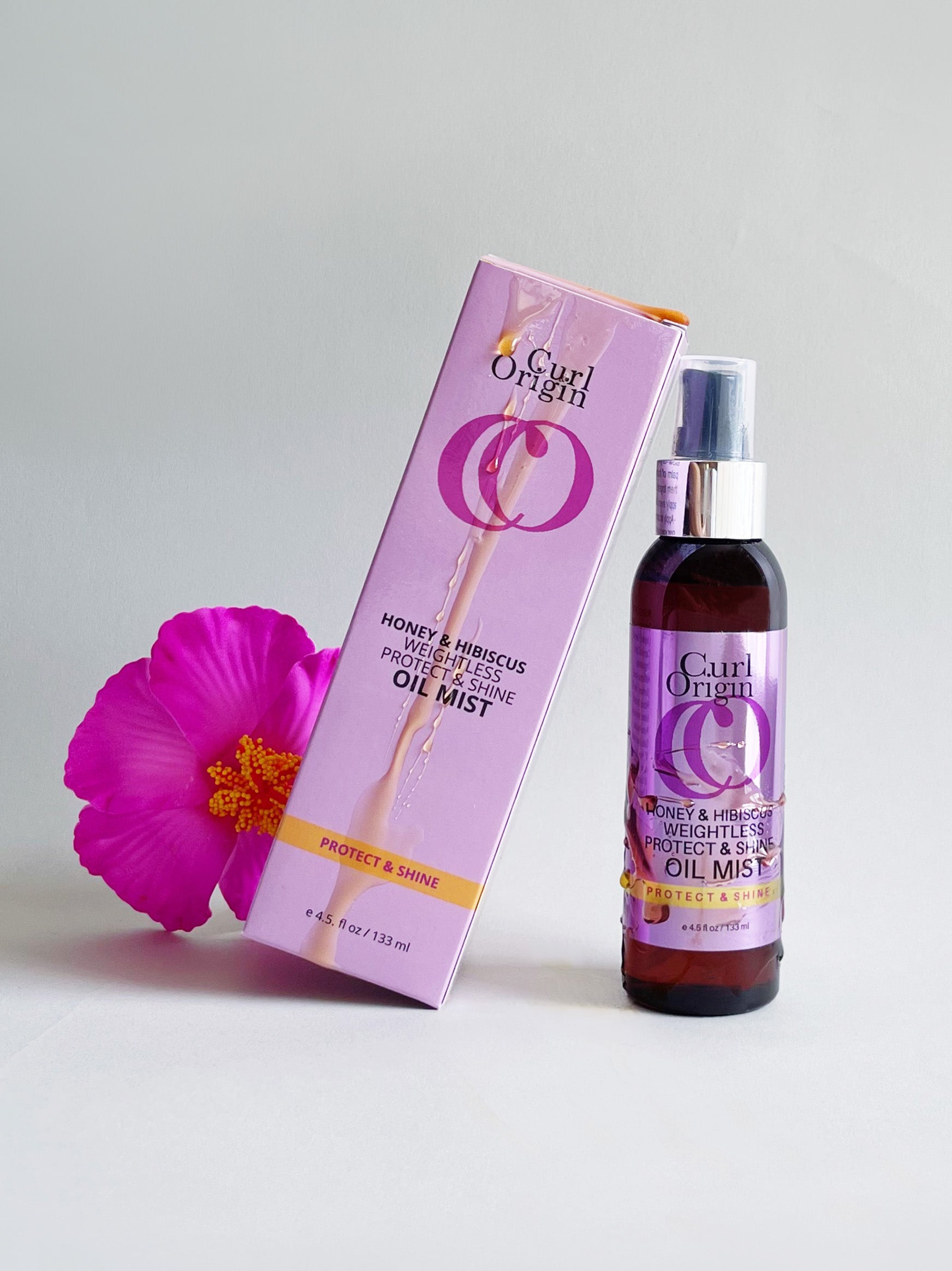 honey & hibiscus weightless protect & shine oil mist