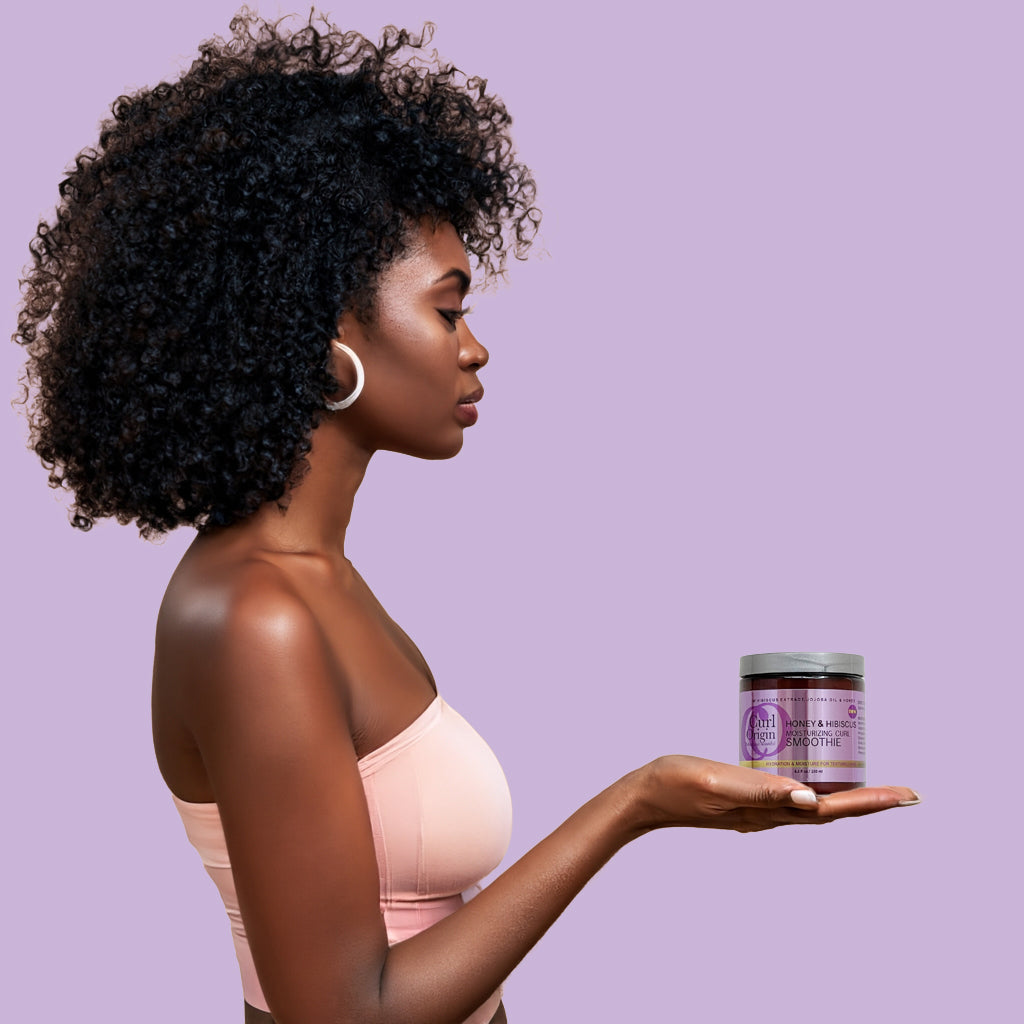honey & hibiscus moisturizing curl smoothie