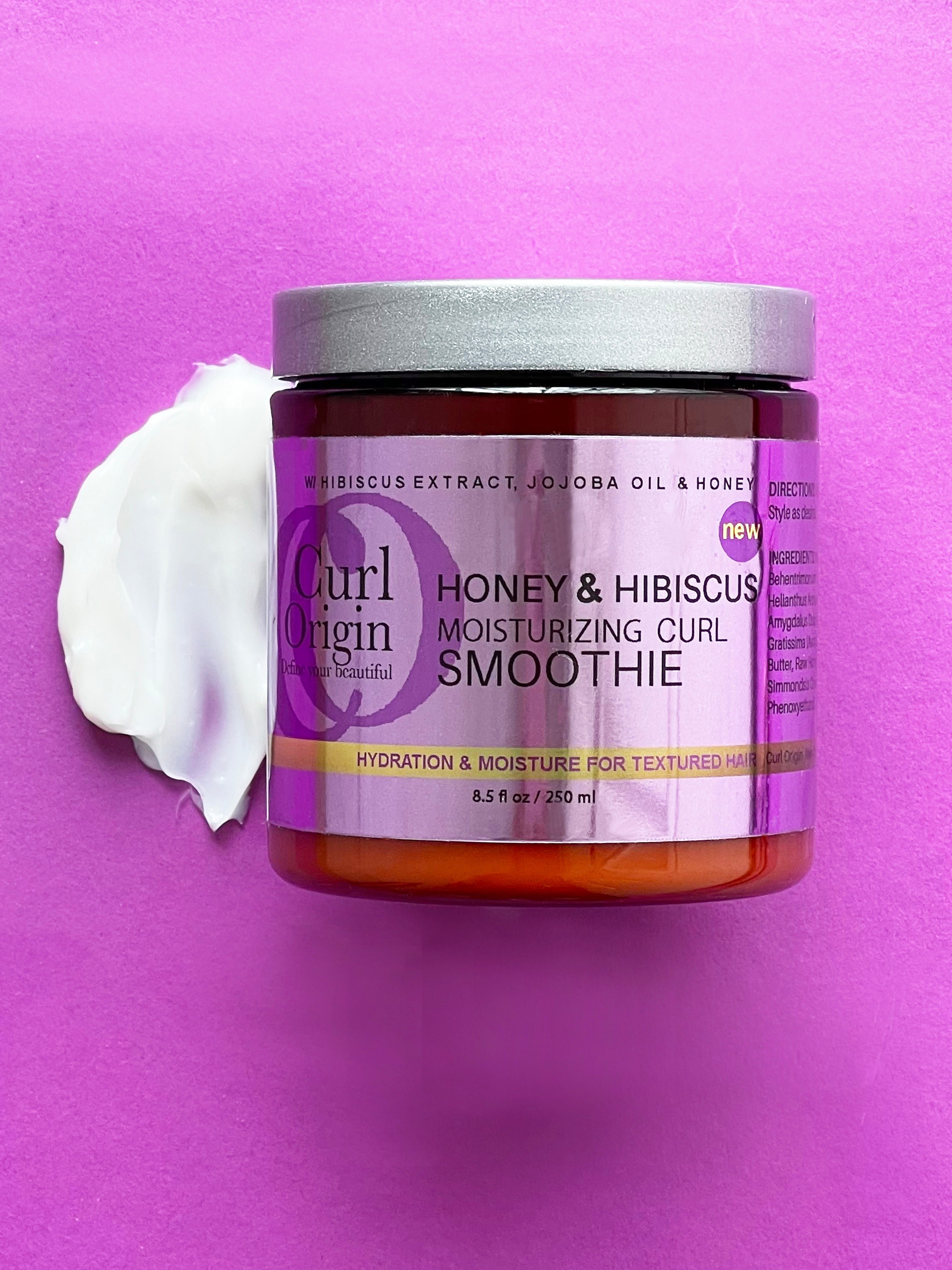 honey & hibiscus moisturizing curl smoothie