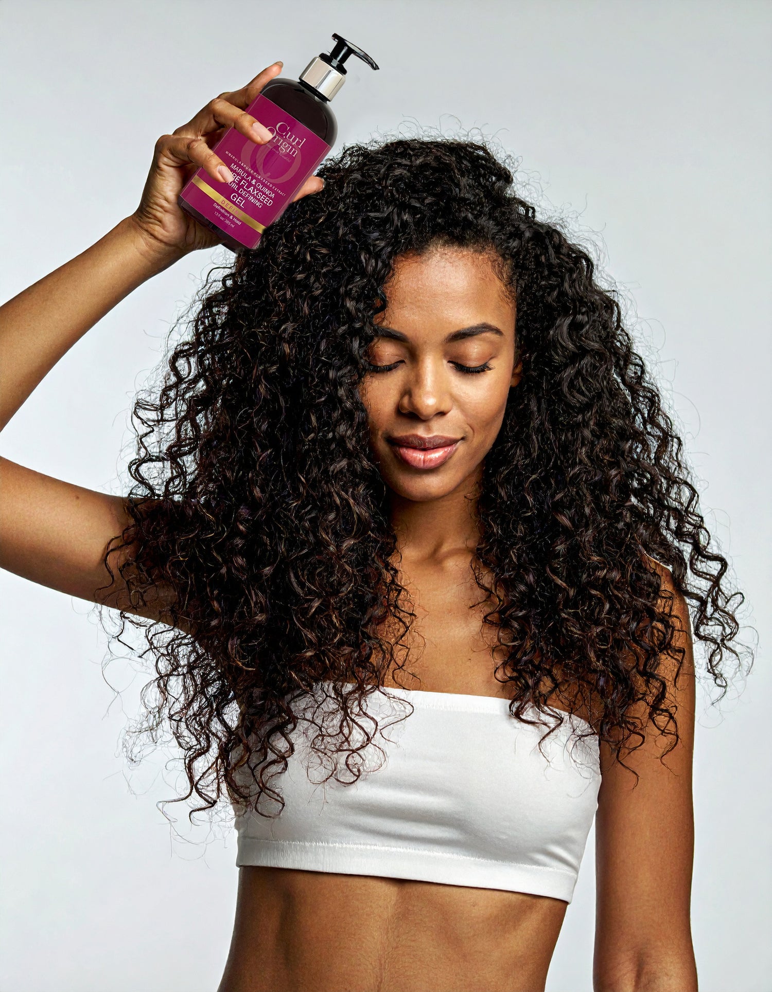 marula & quinoa pure flaxseed curl defining gel