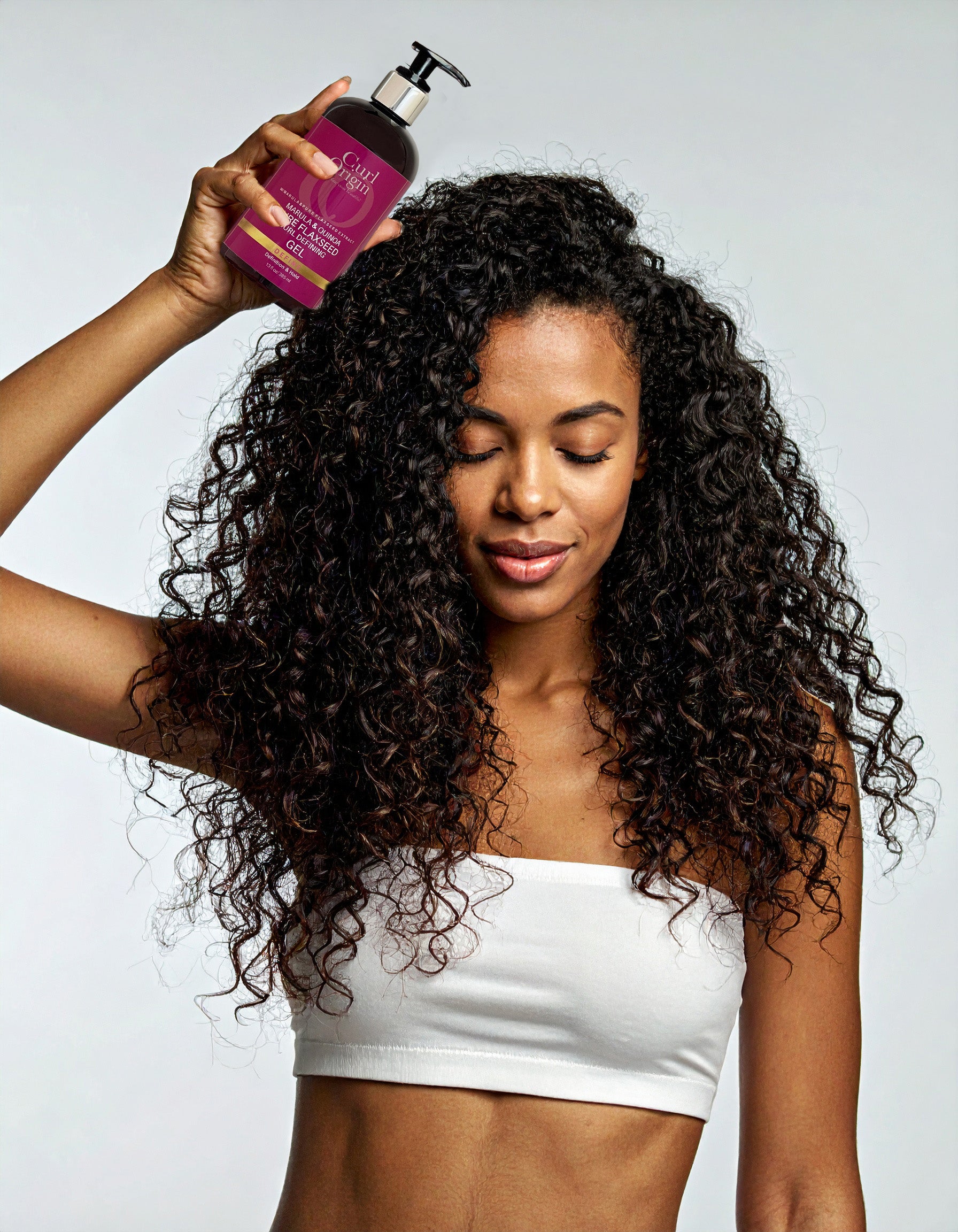 marula & quinoa pure flaxseed curl defining gel