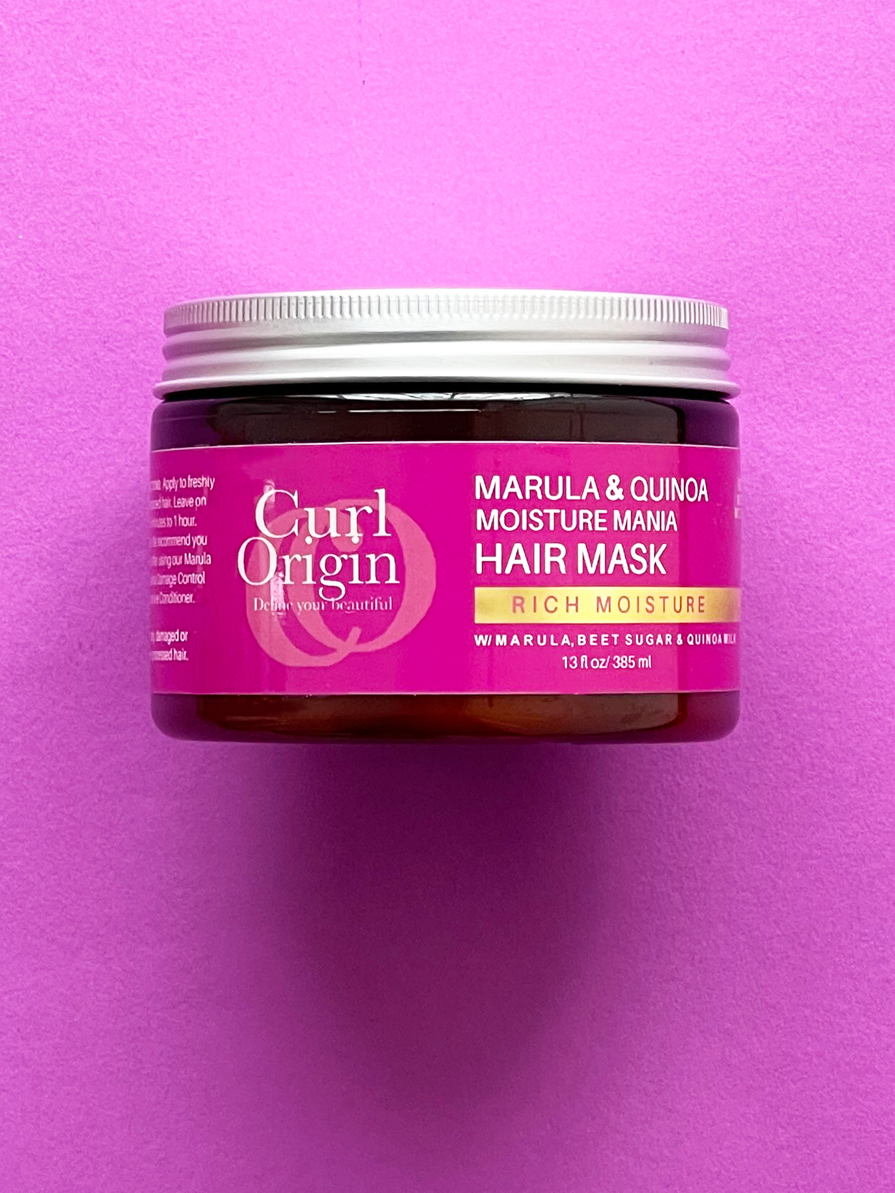 marula & quinoa moisture mania hair mask
