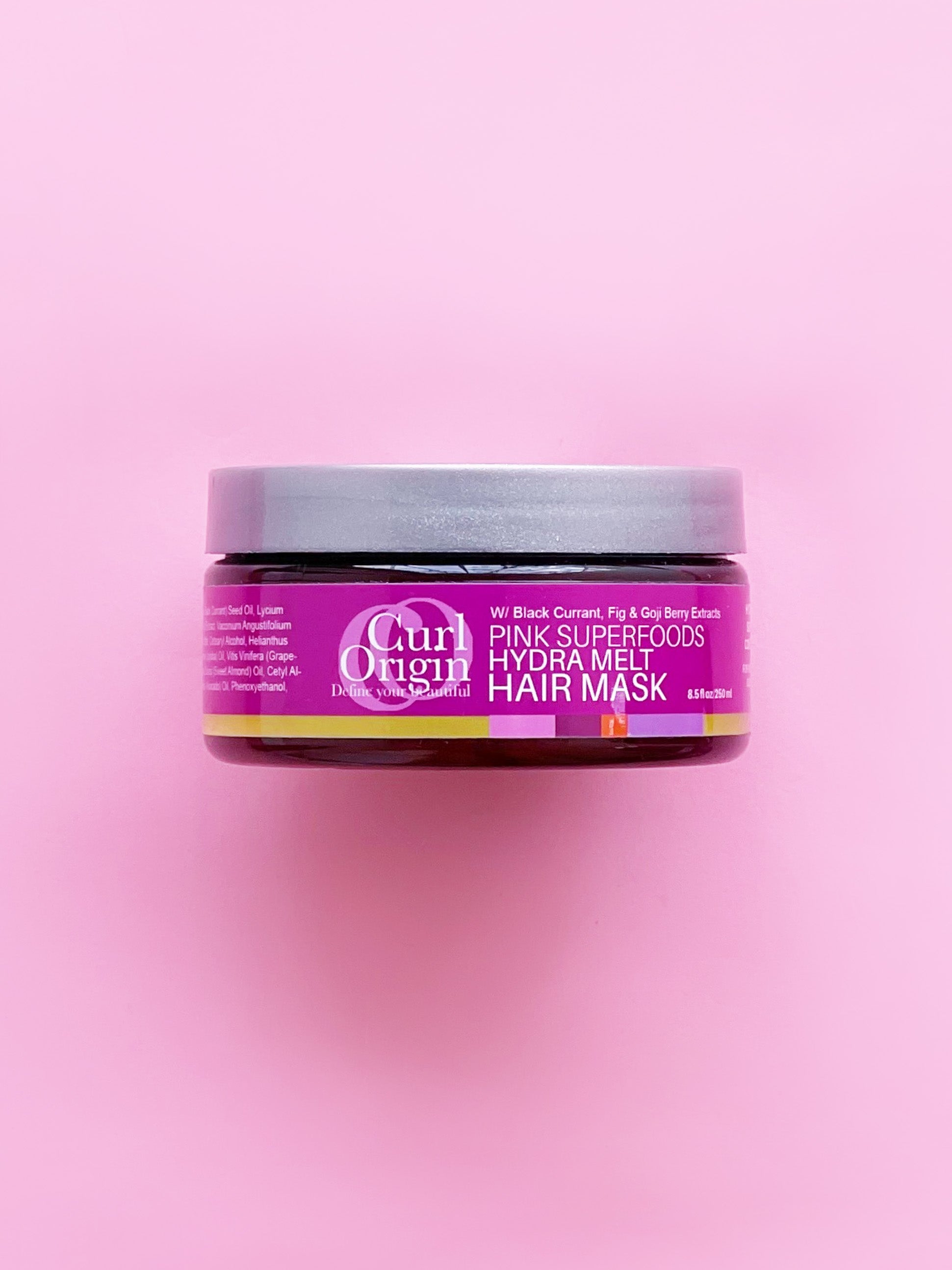 pink superfoods hydra melt hair mask
