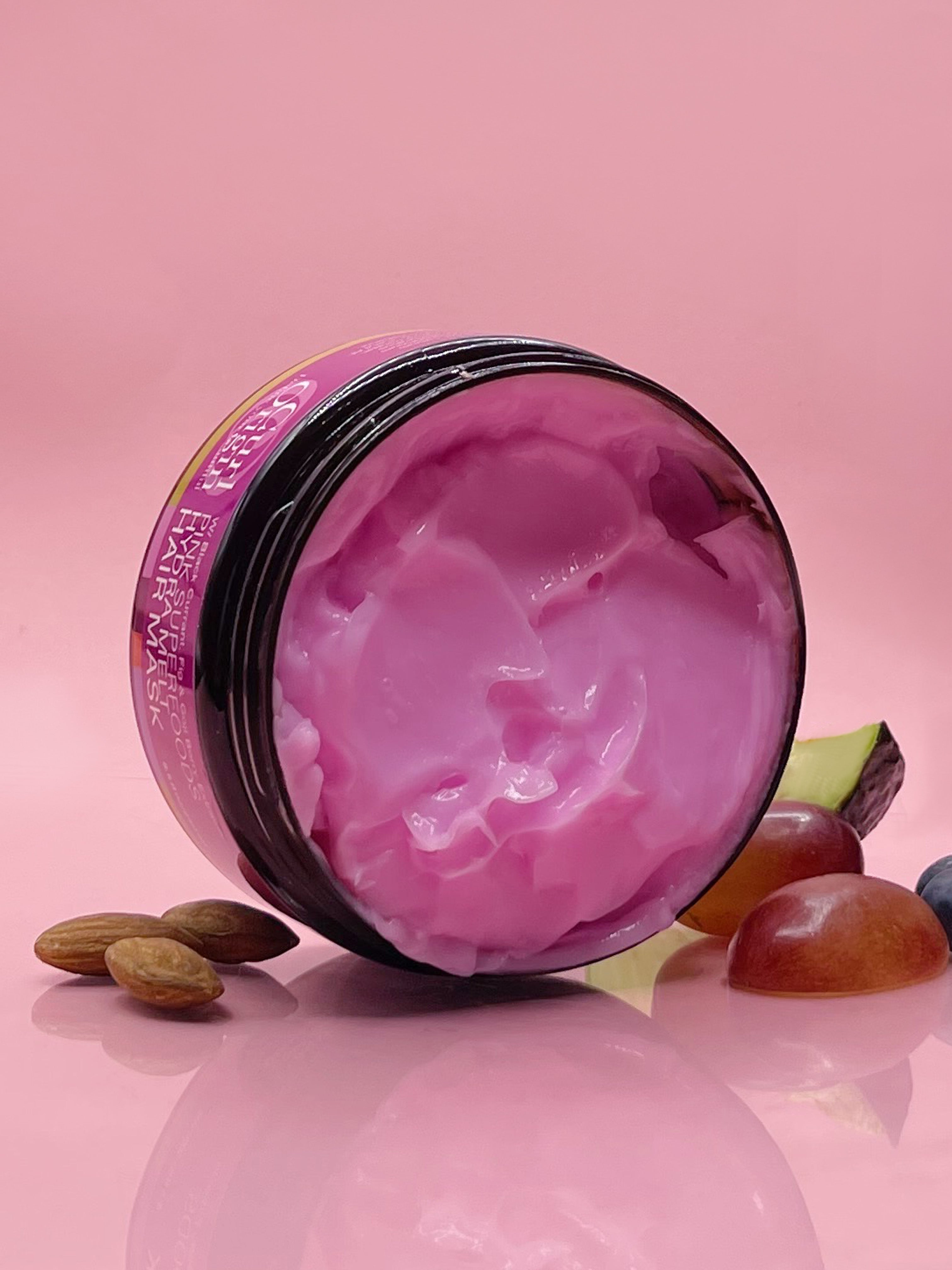 pink superfoods hydra melt hair mask
