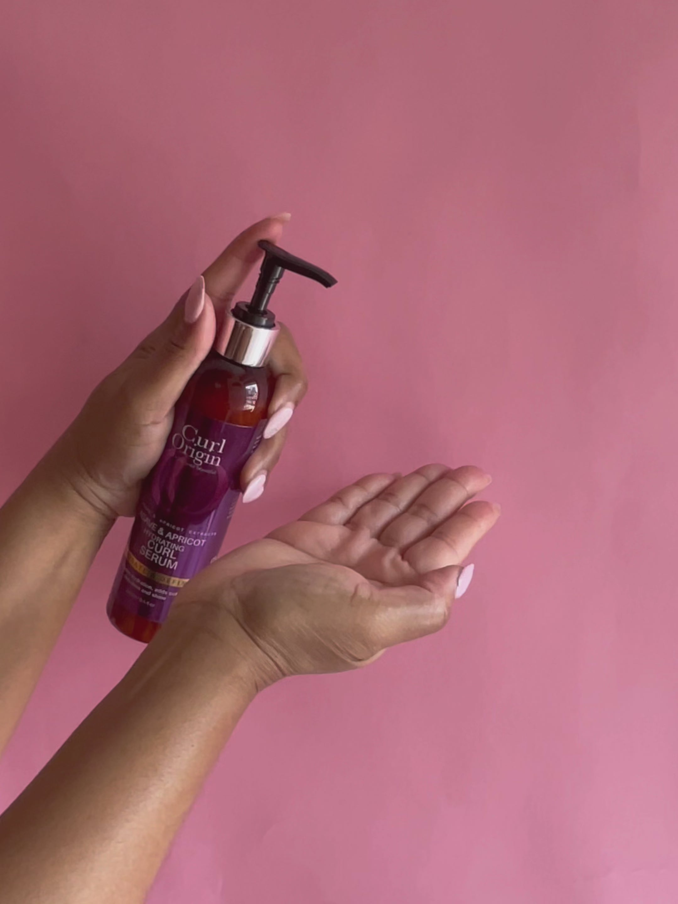 agave & apricot hydrating curl serum