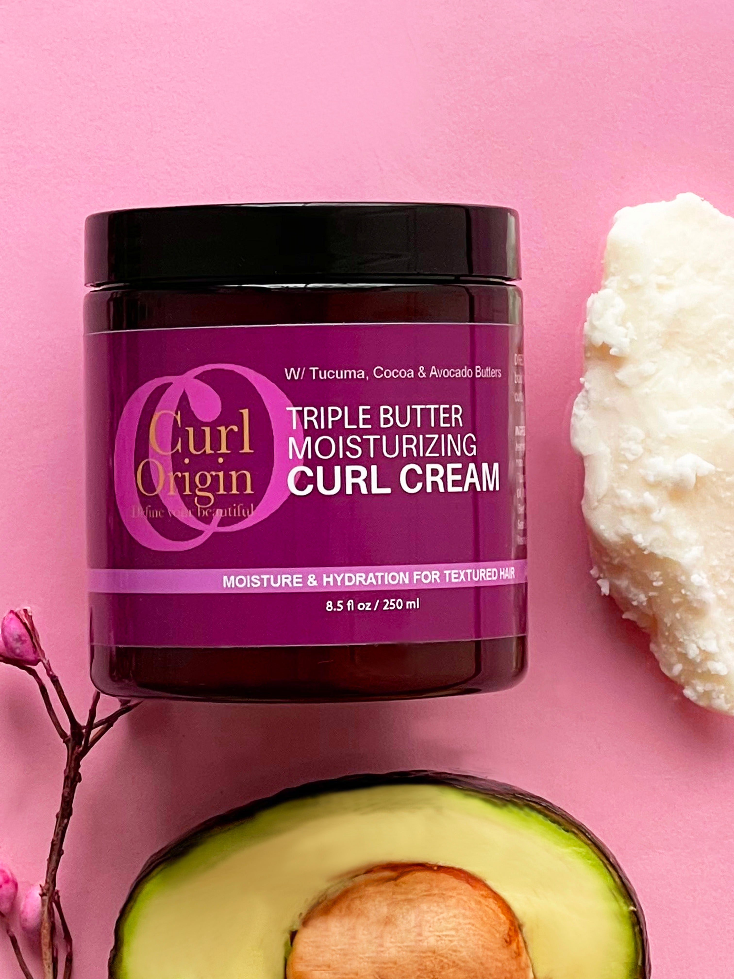 triple butter moisturizing curl cream