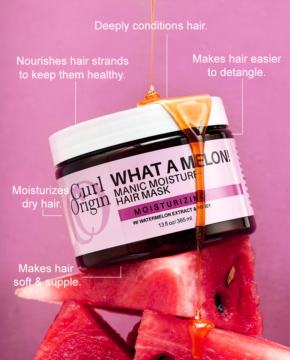 what a melon! manic moisture hair mask