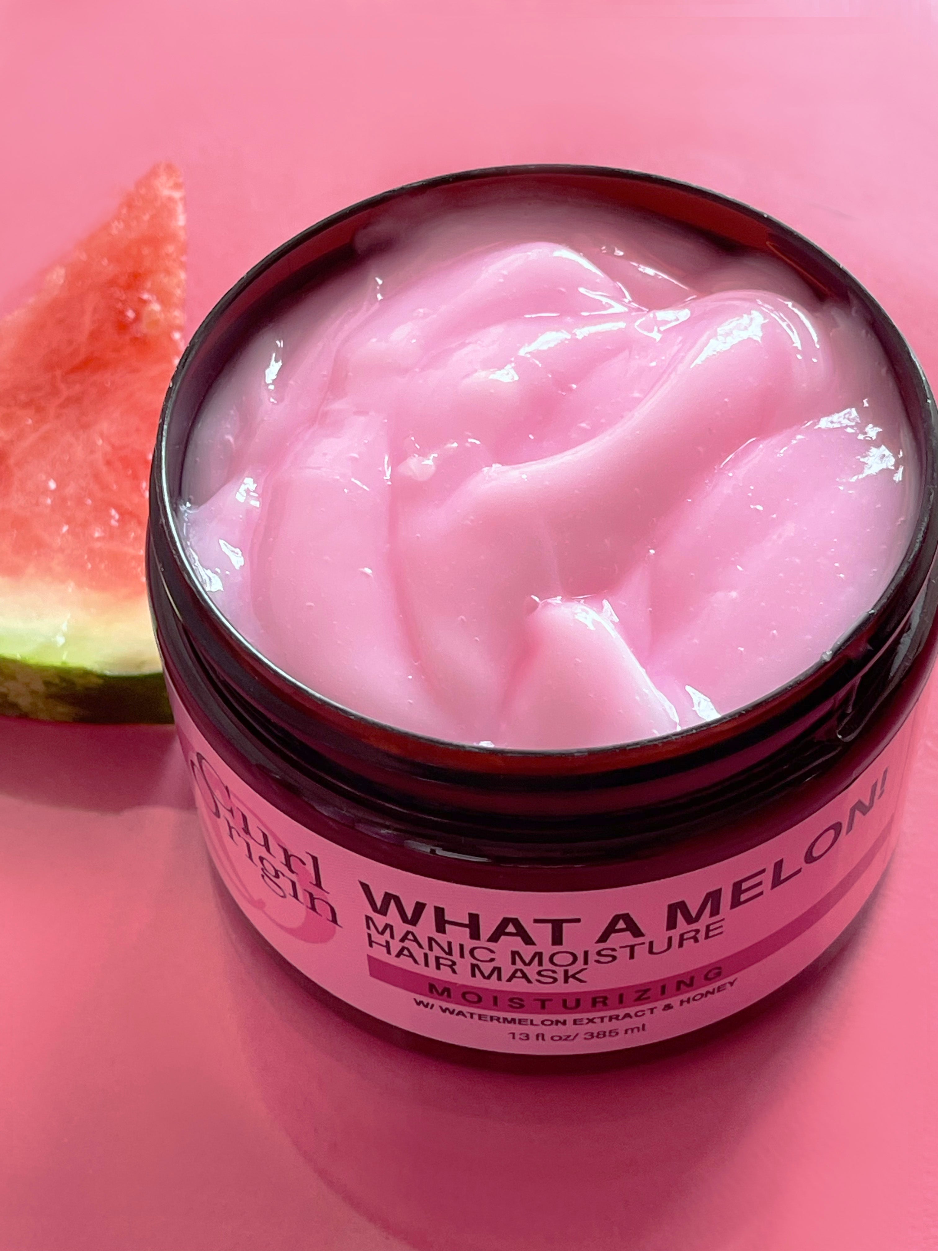 what a melon! manic moisture hair mask