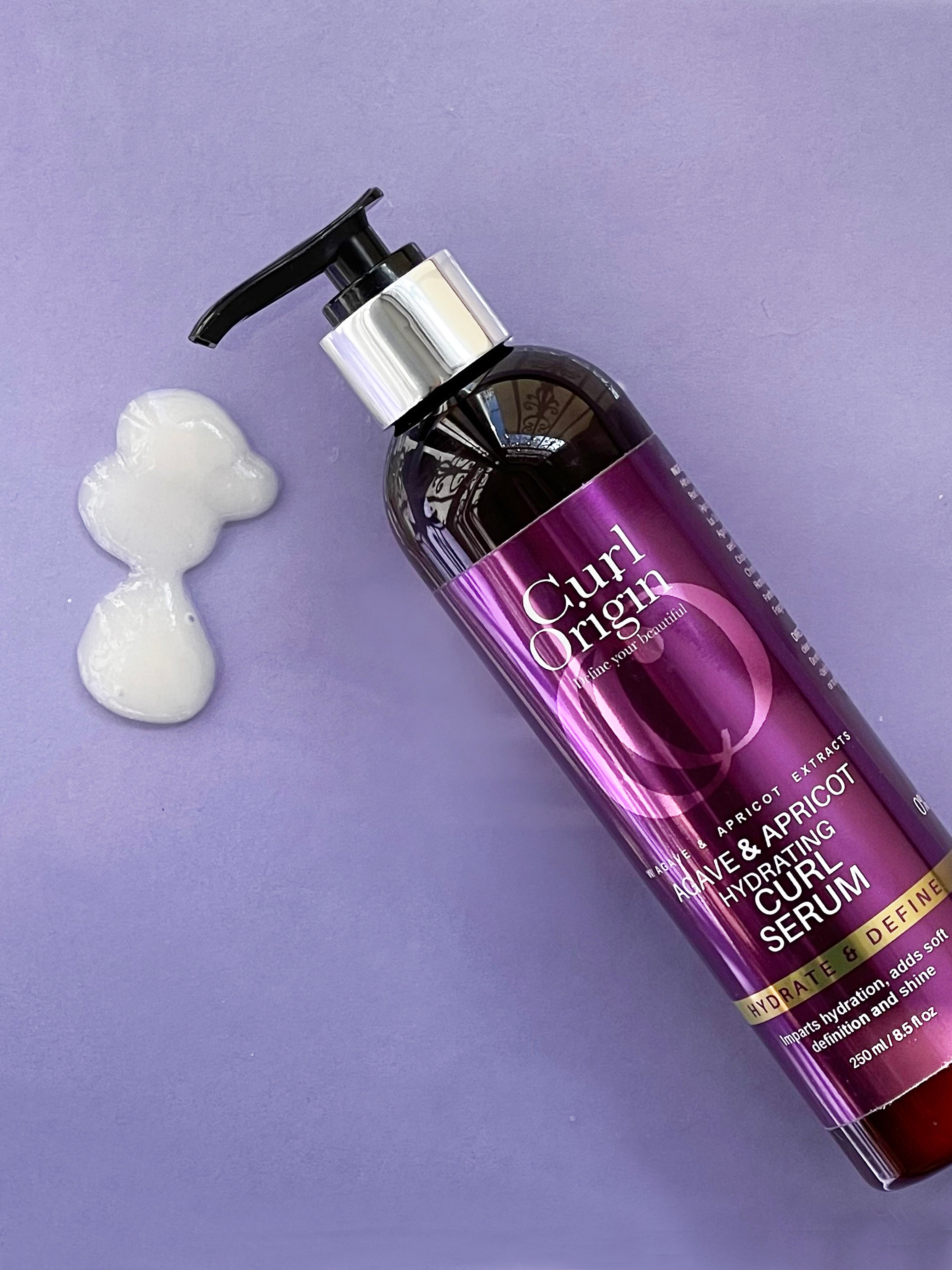 agave & apricot hydrating curl serum