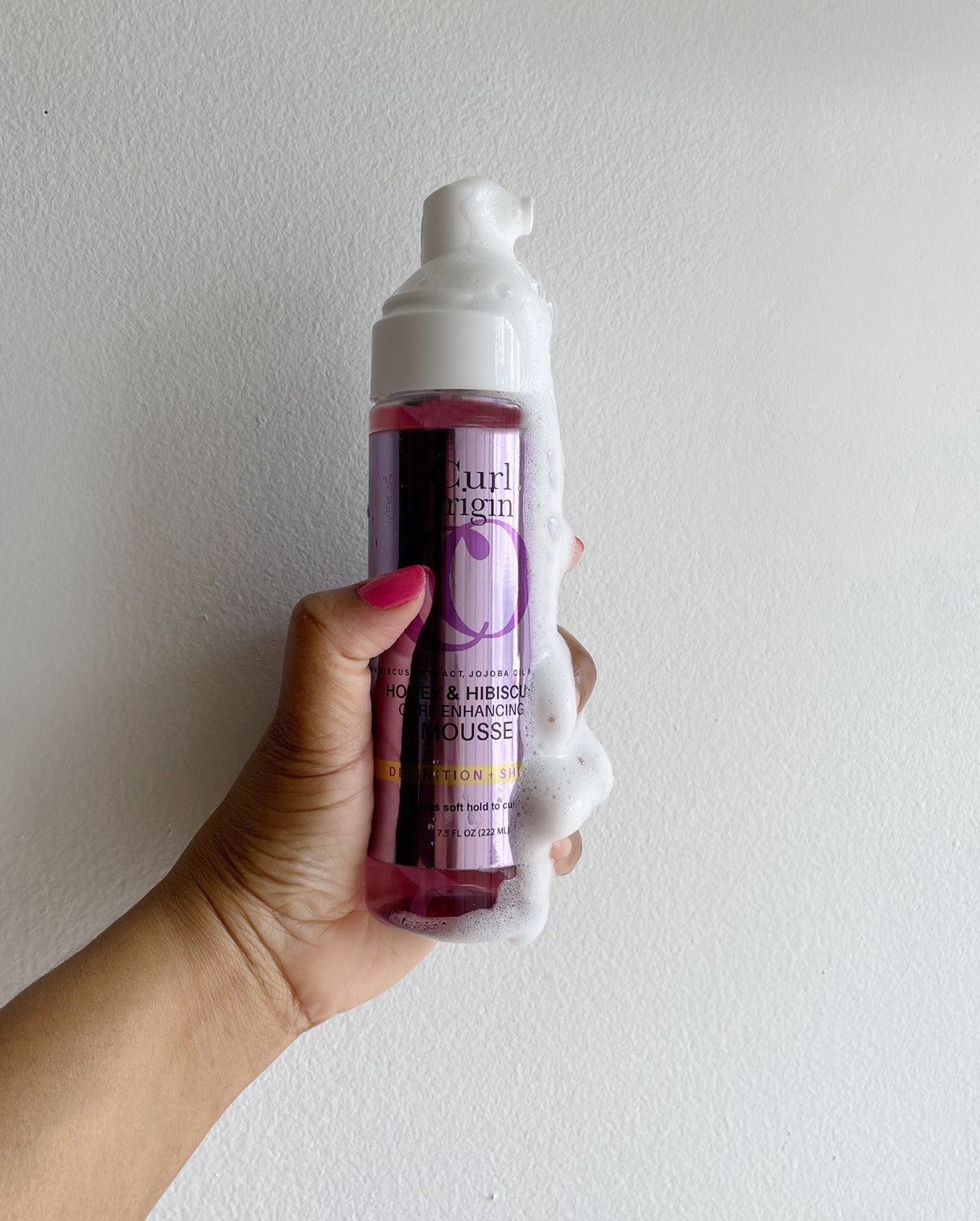 honey & hibiscus curl enhancing mousse