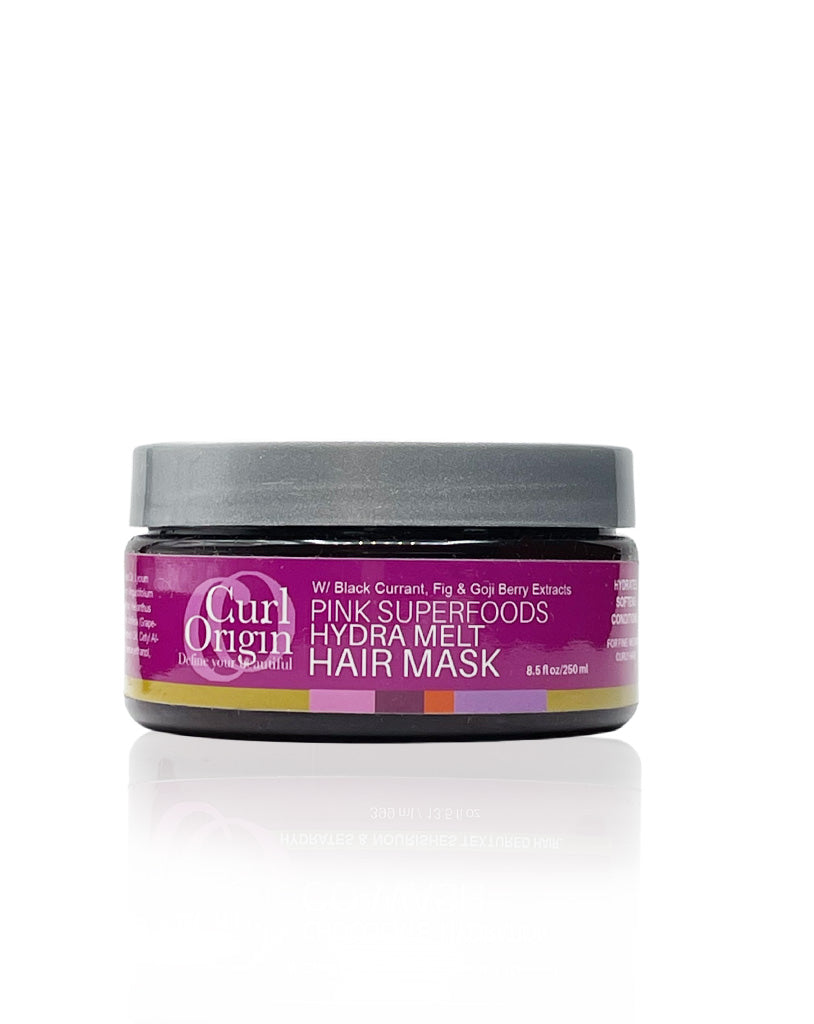 pink superfoods hydra melt hair mask
