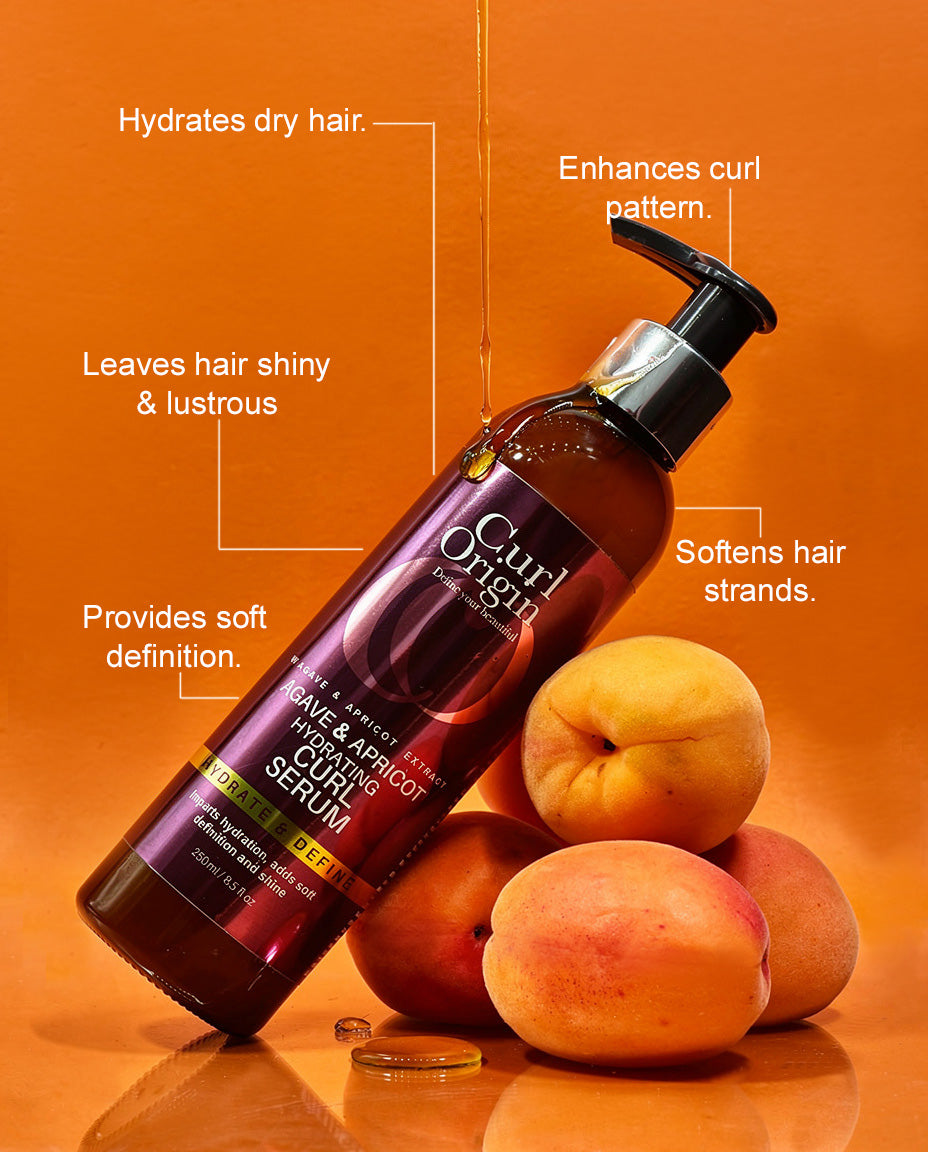 agave &amp; apricot hydrating  curl serum