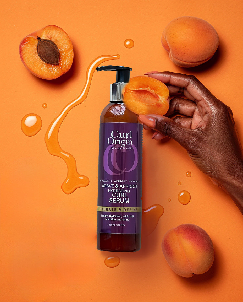 agave &amp; apricot hydrating  curl serum