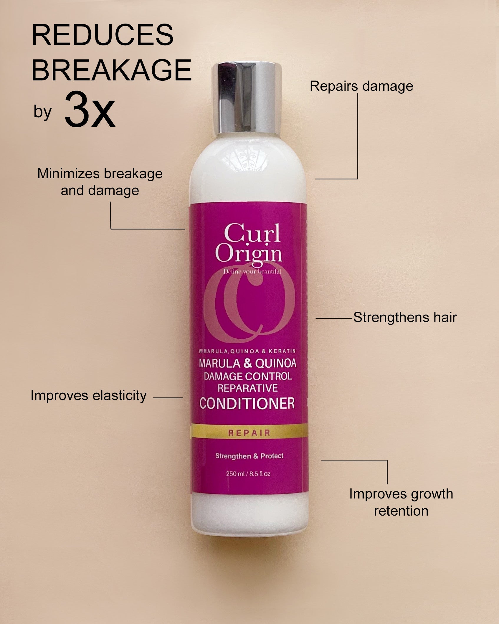 marula &amp; quinoa damage control reparative conditioner