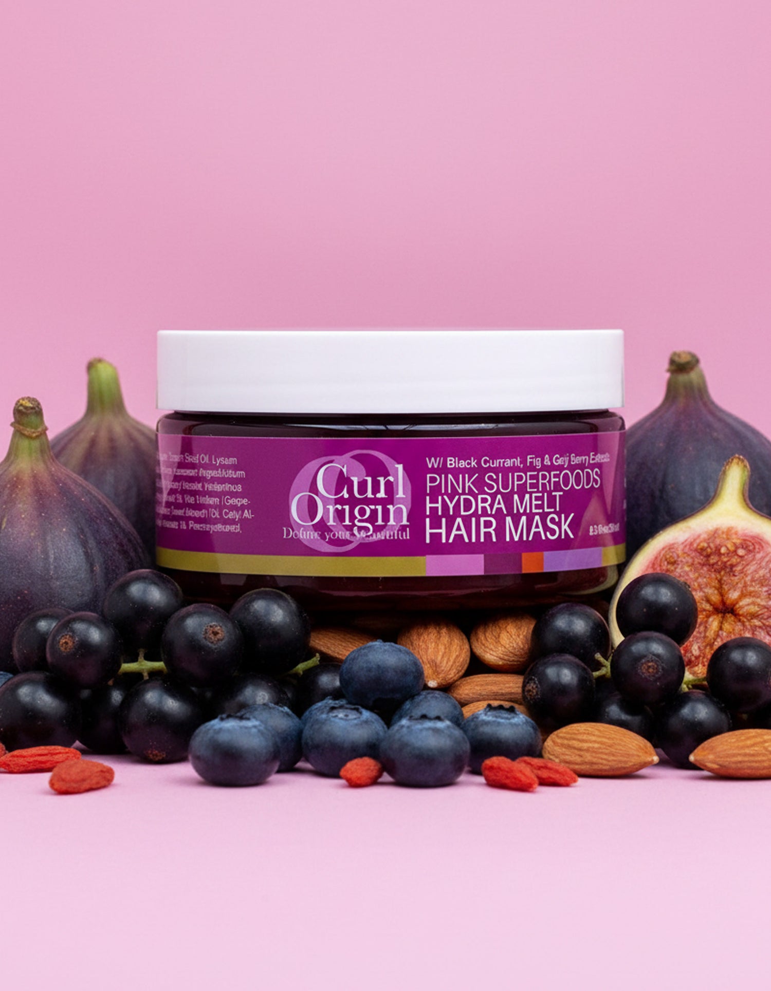 pink superfoods hydra melt hair mask