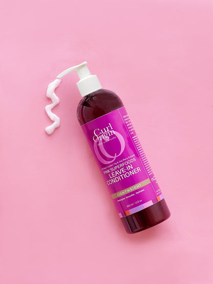 pink superfoods leave-in conditioner