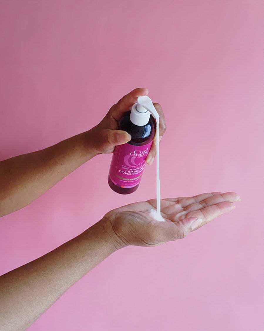 pink superfoods leave-in conditioner