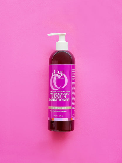 pink superfoods leave-in conditioner