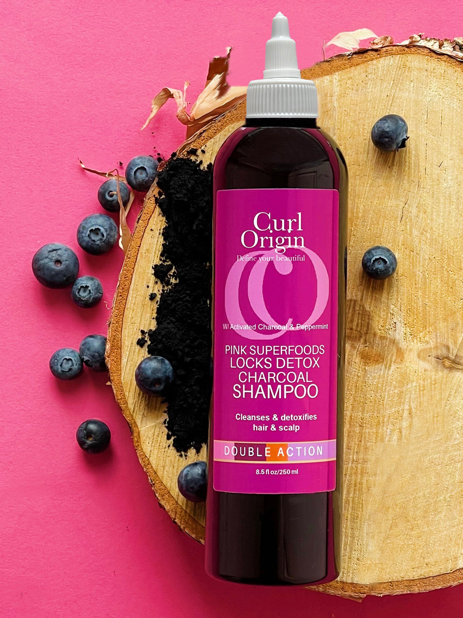 pink superfoods locks detox charcoal shampoo