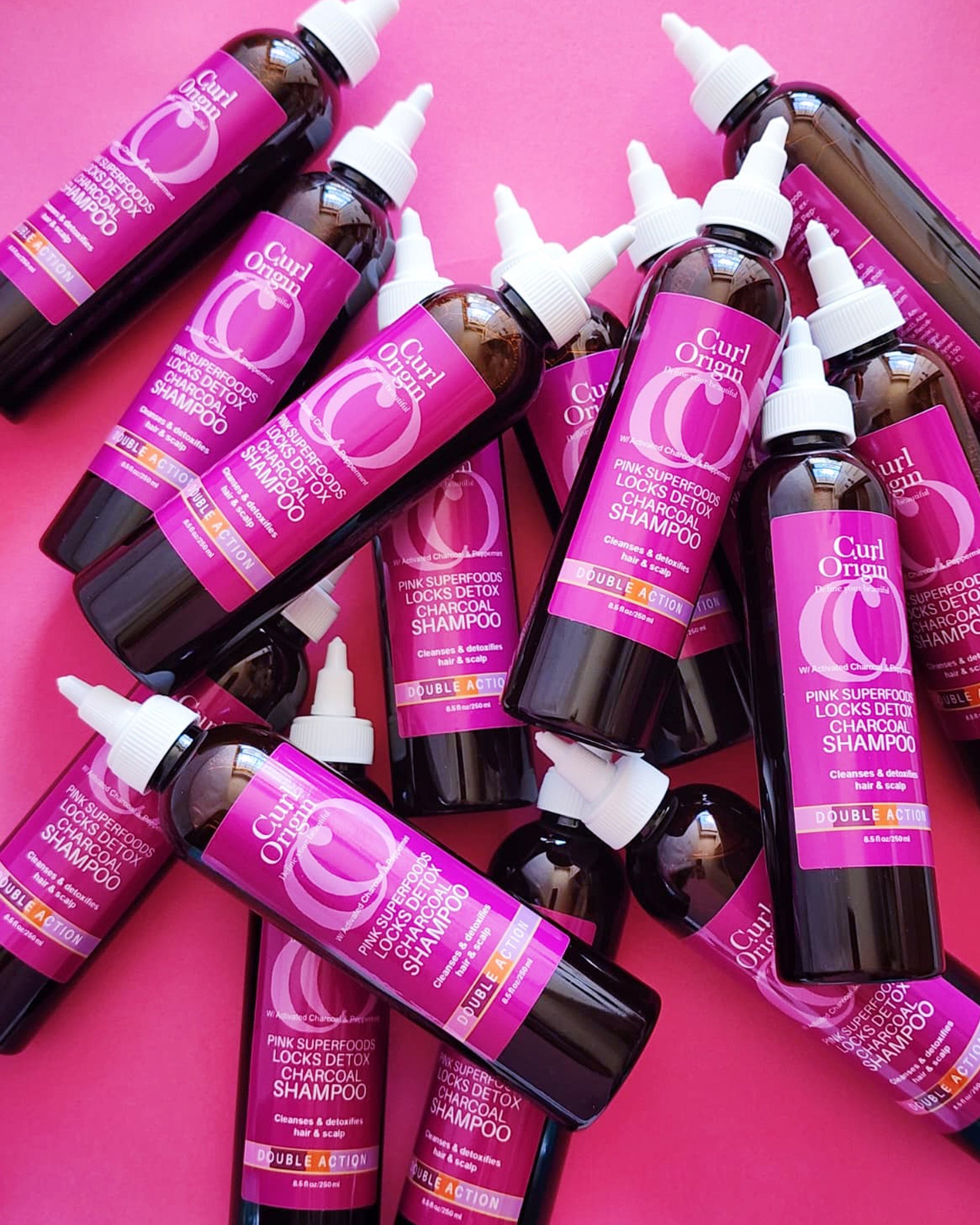 pink superfoods locks detox charcoal shampoo