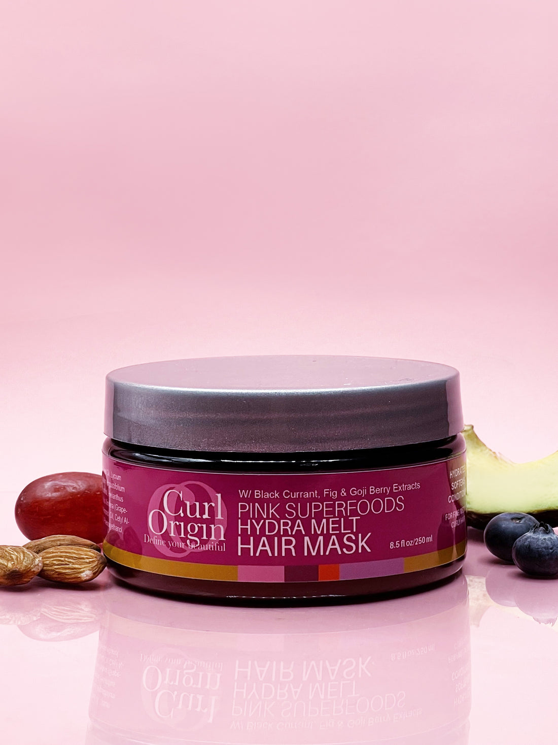 pink superfoods hydra melt hair mask