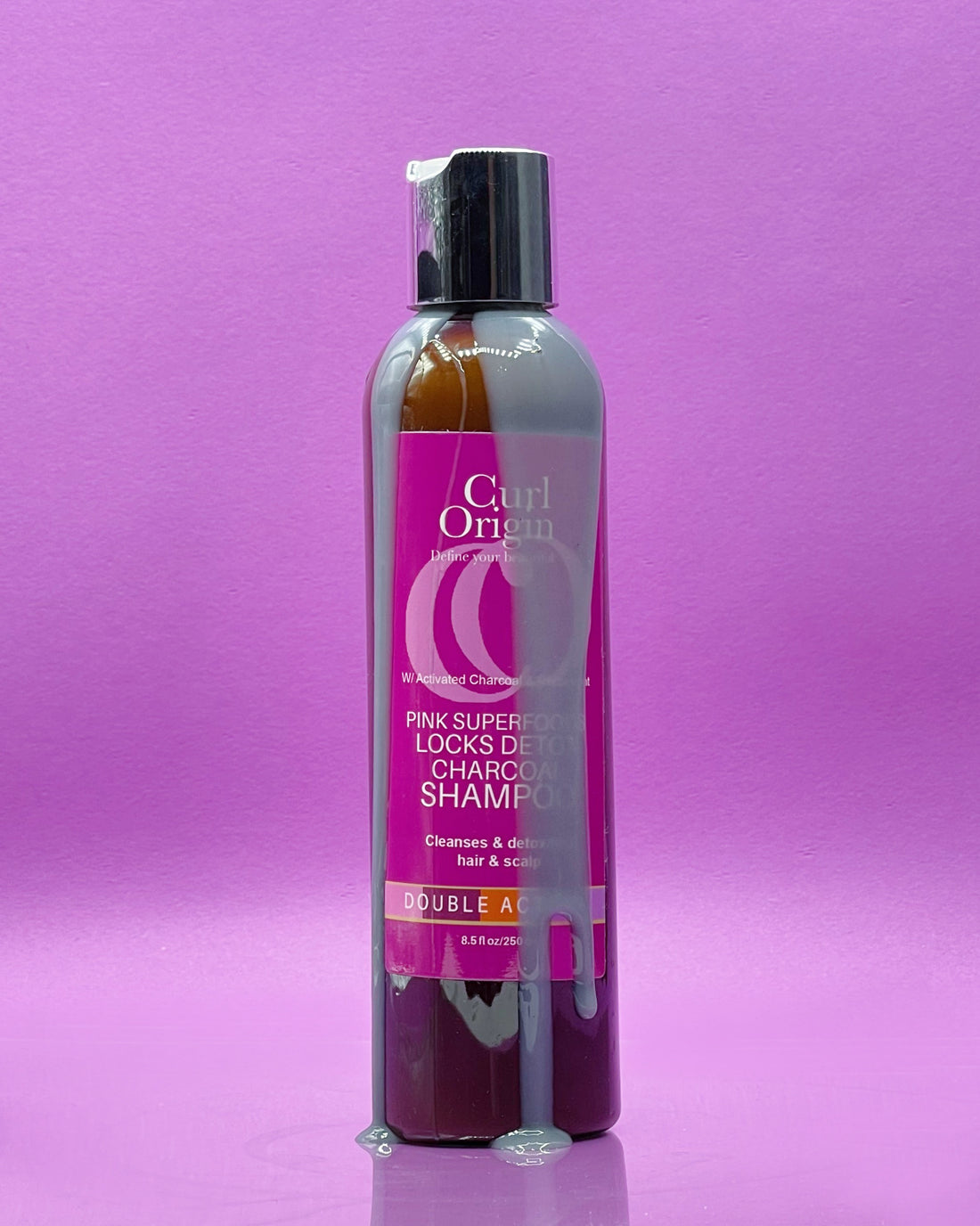 pink superfoods locks detox charcoal shampoo