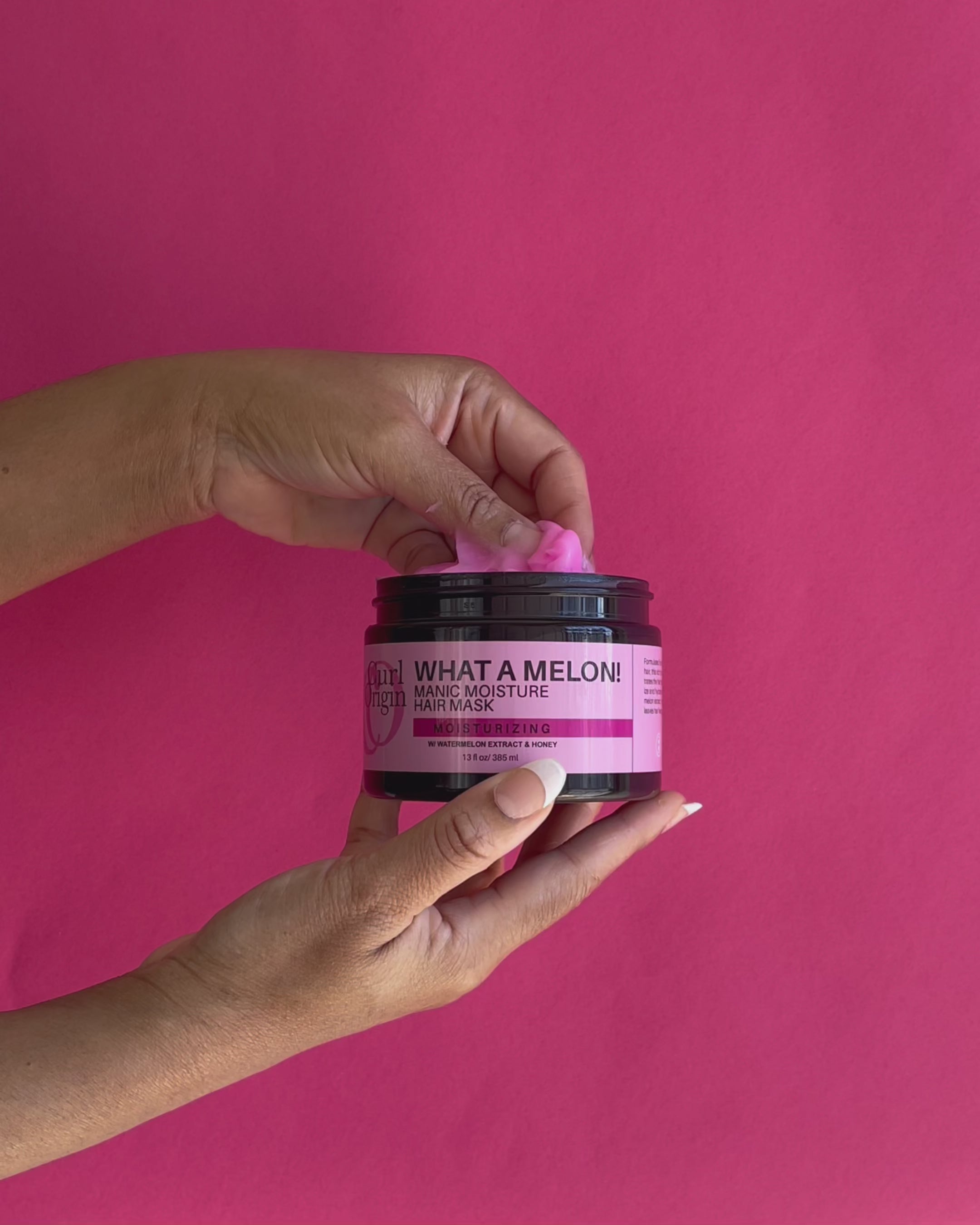 what a melon! manic moisture hair mask