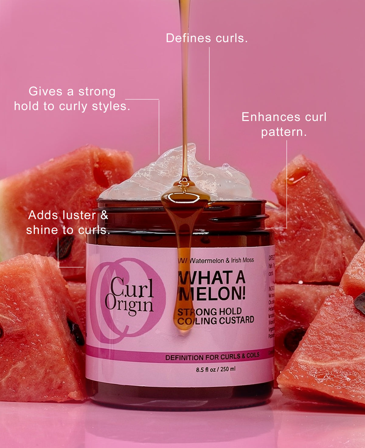 what a melon! strong hold coiling custard