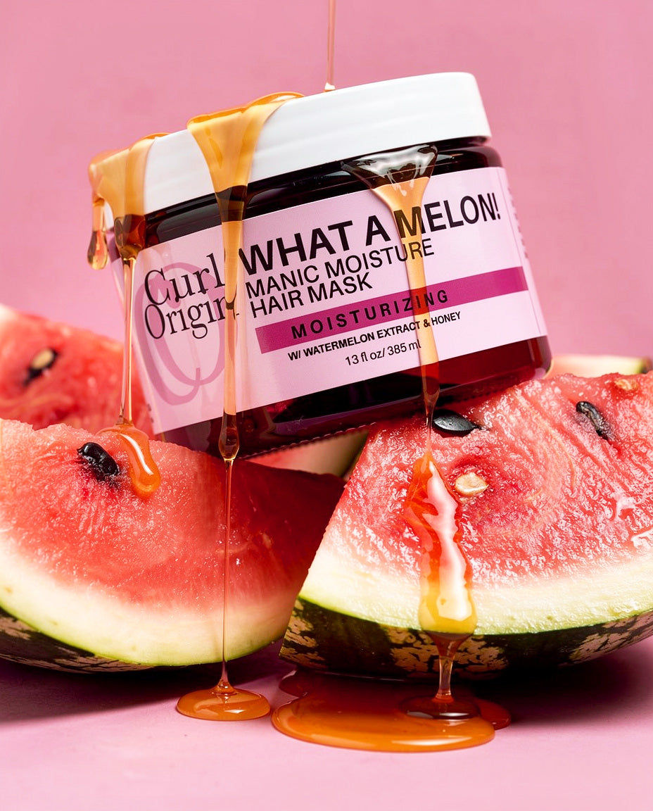 what a melon! manic moisture hair mask