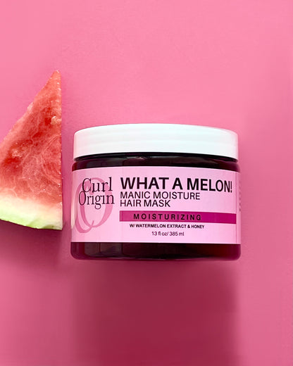 what a melon! manic moisture hair mask