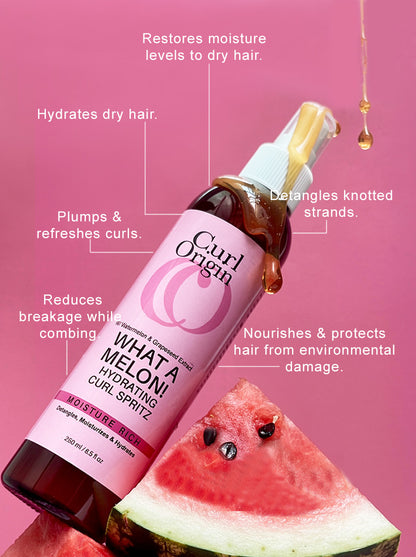 what a melon! hydrating curl spritz