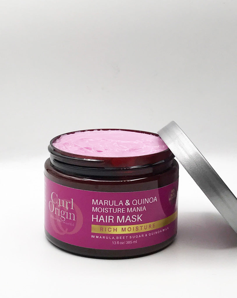 marula &amp; quinoa moisture mania hair mask