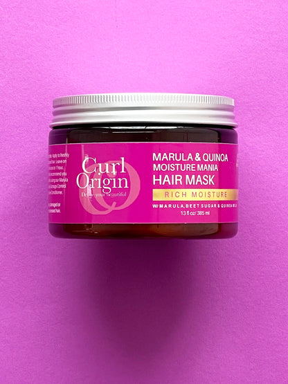 marula &amp; quinoa moisture mania hair mask